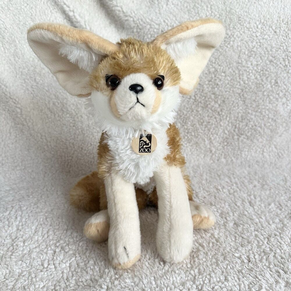 Wild Republic Los Angeles Zoo Fennec Fox 12" Tall Plush Stuffed Animal Toy